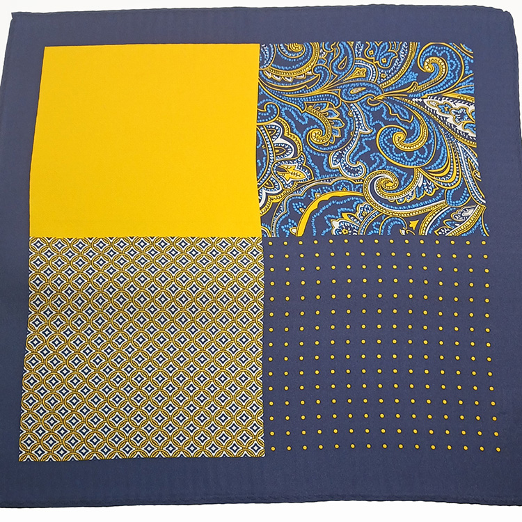 Lenço-azul-marinho-com-padrões-em-amarelo.jpg